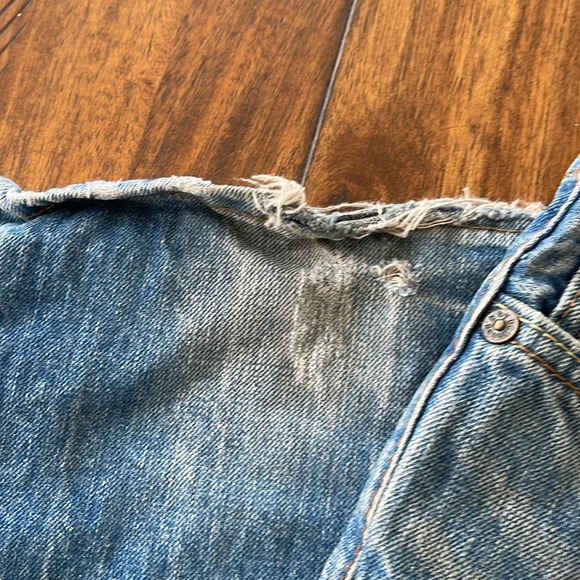 B by Bullhead Mens Slim Blue Denim Distressed jeans size 28 x 30 - Picture 5 of 16